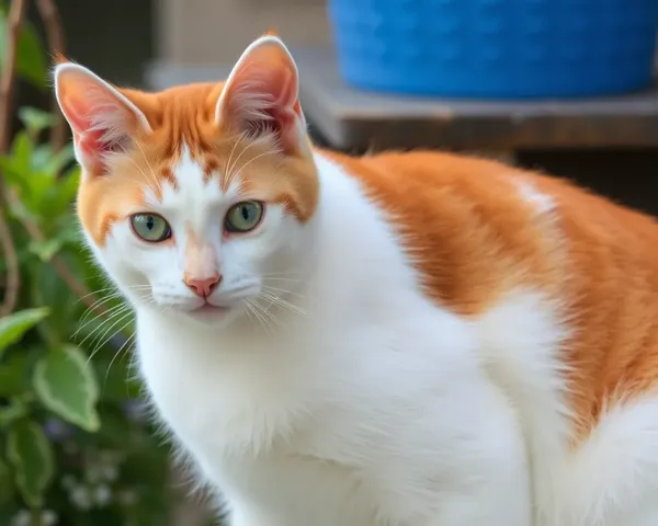 Turkish Van Cat Images Highlight Unique Ear Shapes ->  (Tōrukishu van neko no mimi no kizuna no eiga)